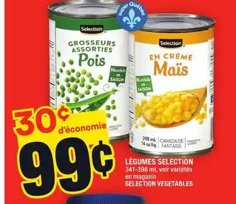Super C Légumes selection | selection vegetables offer