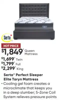 Dormez Vous Serta perfect sleeper elite taryn mattress offer