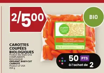 Rachelle-Bery Grocery Compliments organic baby-cut carrots offer