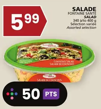 Rachelle-Bery Grocery Fontaine santé salad offer