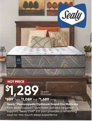Dormez Vous Sealy posturepedic optimum grand era mattress offer