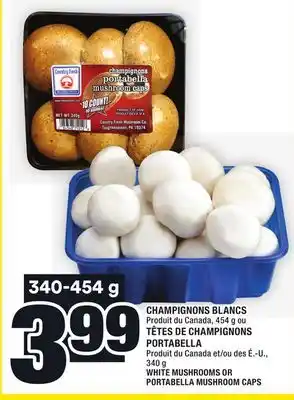 Super C Champignons blancs | white mushroom offer