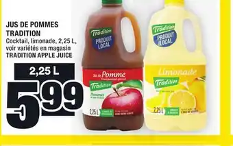 Super C Jus de pommes tradition | tradition apple juice offer