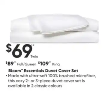 Dormez Vous Bloom essentials duvet cover set offer