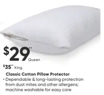 Dormez Vous Classic cotton pillow protector offer