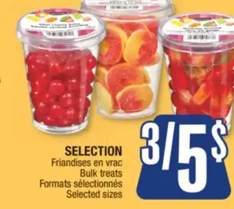 Jean Coutu Selection bulk treats selected sizes offer