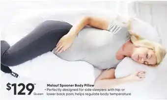 Dormez Vous Malouf spooner body pillow offer