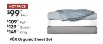 Dormez Vous Pür organic sheet set offer