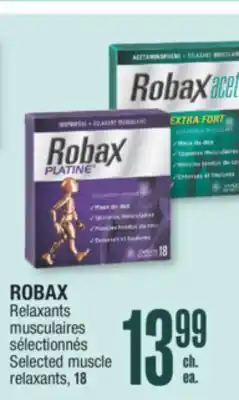 Jean Coutu Robax selected muscle relaxants offer