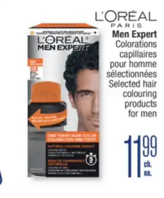 Jean Coutu L'oréal paris men expert selected hair colouring products for men offer