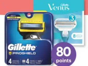 Jean Coutu Gillette selected blade cartridges and razors offer