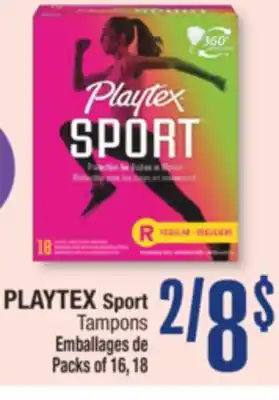 Jean Coutu Playtex sport tampons offer