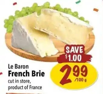 Farm Boy Le Baron French Brie offer