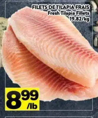 Supermarché PA Fresh tilapia fillets offer