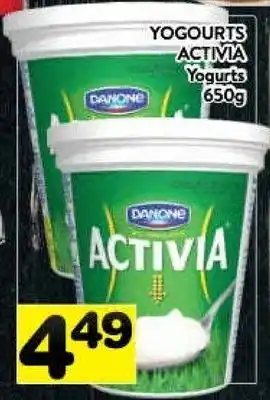 Supermarché PA Activia yogurt offer
