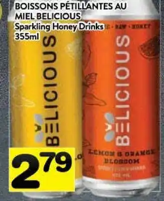 Supermarché PA Belicious sparkling honey drinks offer