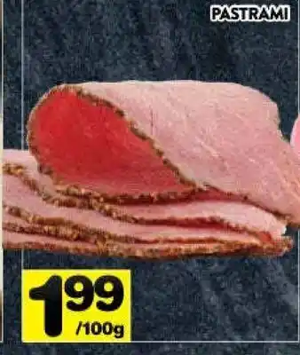 Supermarché PA Pastrami offer