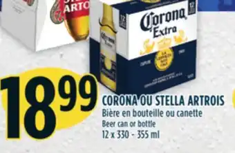Marché Adonis Corona ou stella artrois bière en bouteille ou canette offer