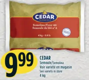 Marché Adonis Cedar semoule offer