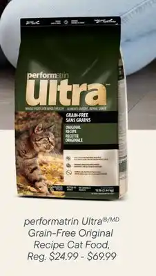 Petvalu Performatrin ultra /md grain-free original  recipe cat food offer