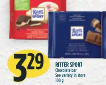 Marché Adonis Ritter sport chocolate bar offer