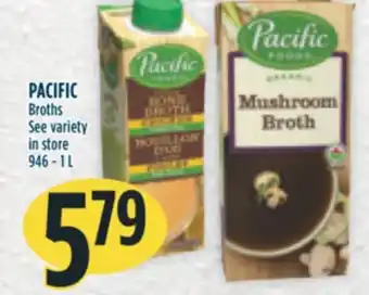 Marché Adonis Pacific broths offer