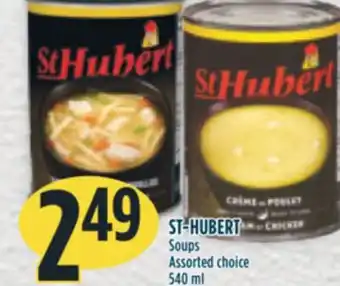 Marché Adonis St-hubert soups offer