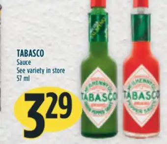 Marché Adonis Tabasco sauce offer