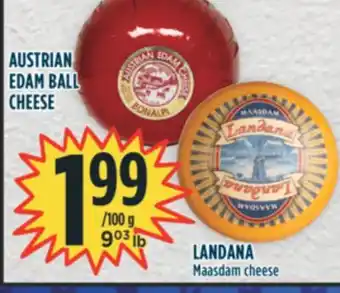 Marché Adonis Landana maasdam cheese offer