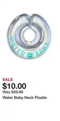 Well Water baby neck floatie offer