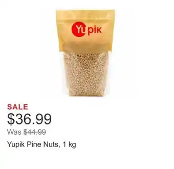 Costco Yupik pine nuts, 1 kg offer