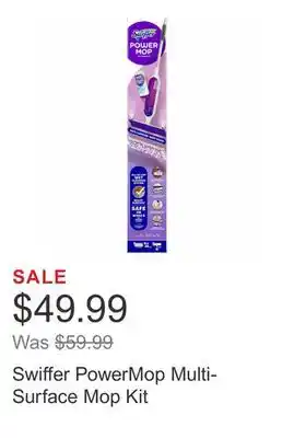 Costco Swiffer powermop multi-surface mop kit offer