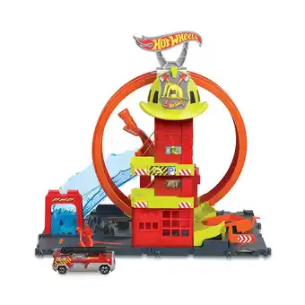 Hot wheels city super loop fire station