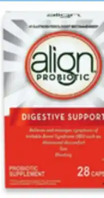 Walmart Align probiotic supplement offer
