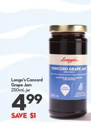 Longo's Longo's concord grape jam offer