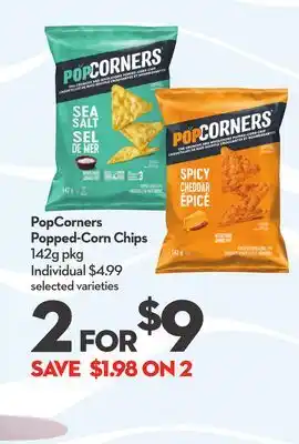 Longo's Popcorners popped-corn chips offer