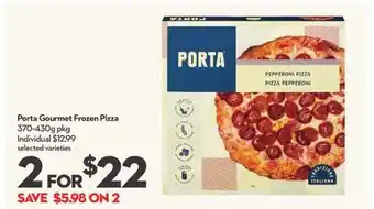 Longo's Porta gourmet frozen pizza offer