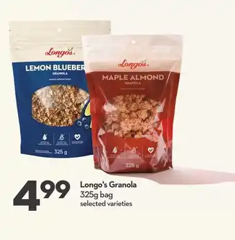 Longo's Longo's granola offer