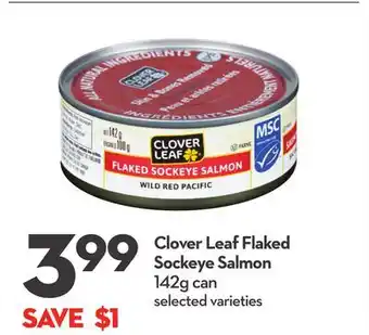 Longo's Clover leaf flaked sockeye salmon offer