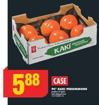 No Frills Pc kaki persimmons, case offer