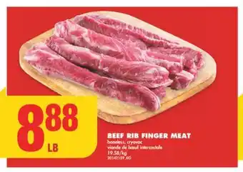 No Frills Beef rib finger meat offer