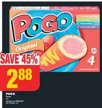 No Frills Pogo, 4's offer