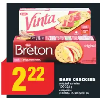 No Frills Dare crackers, 100-225 g offer