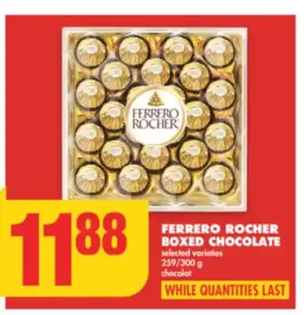 No Frills Ferrero rocher boxed chocolate, 259/300 g offer