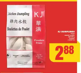 No Frills Kj dumplings, 280-450 g offer