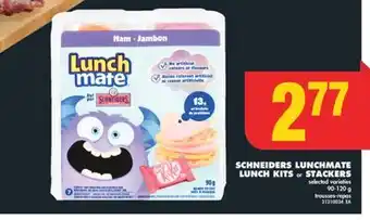 No Frills Schneiders lunchmate lunch kits or stackers, 90-120 g offer