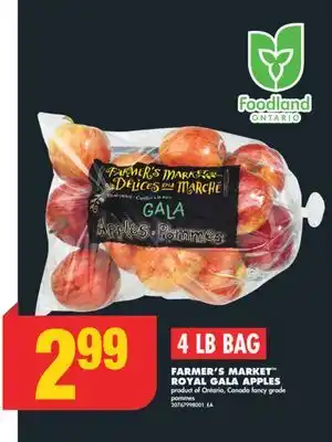 No Frills Farmer's market royal gala apples, 4 lb bag offer