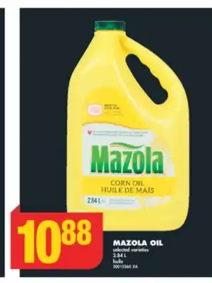 No Frills Mazola oil, 2.84 l offer