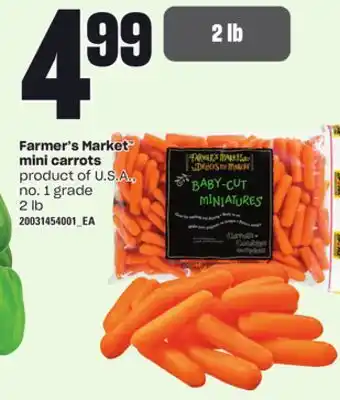 Loblaws Farmer's market mini carrots, 2 lb offer