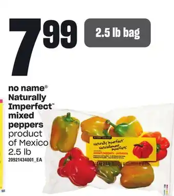 Loblaws No name naturally imperfect mixed peppers, 2.5 lb offer